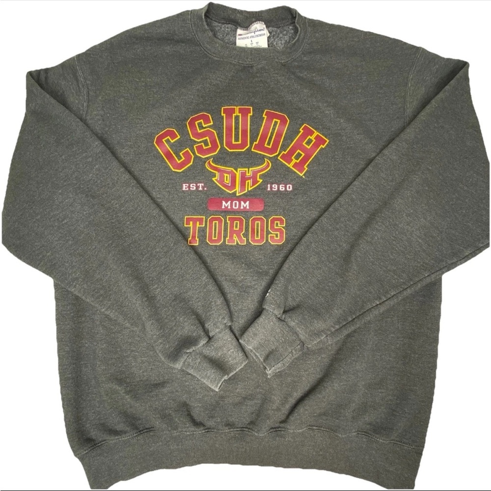 Cal State University Dominguez Hills Toros CSUDH Mom Crewneck Sweatshirt Sz L